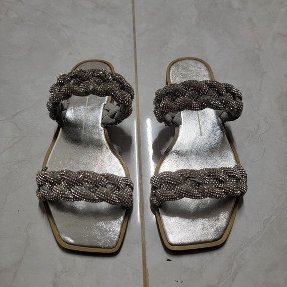 Dolce Vita Indy Rhinestone Sandals - Picture 2 of 7